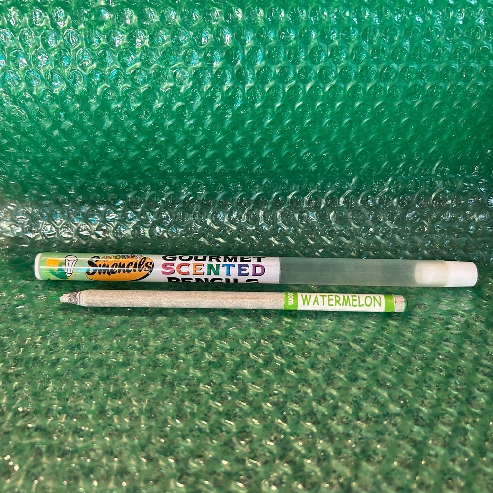 Smencils RETRO Colored -WATERMELON- Gourmet Scented Pencil Eco Newspaper